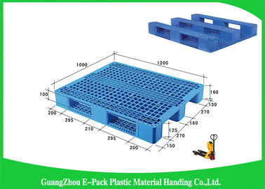 Palettes en plastique industrielles de capacité de charge de Higah, palettes en plastique réutilisées empilables