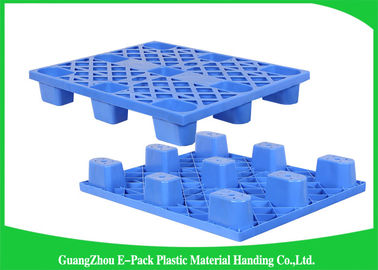 durée de vie de empilement facile de palettes en plastique empilables économiques bleues d'exportation de 1200*1000mm longue