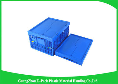 Mesh Folding Storage Crates, matériaux en plastique pliants des poubelles de stockage de ménage pp