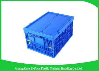 Mesh Folding Storage Crates, matériaux en plastique pliants des poubelles de stockage de ménage pp
