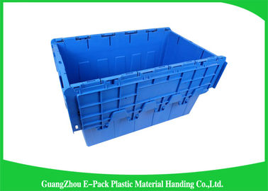 Déplacement louable ci-joint en plastique de conteneurs de couvercle d'euro stockage pour le transport et la logistique