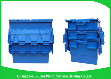 Poubelles de stockage en plastique d'entrepôt avec des couvercles, 600 * 400 * boîtes en plastique adaptées aux besoins du client par 315mm de stockage