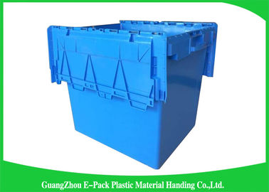 nouvelles pp poubelles de stockage résistantes de 170L100%, boîte en plastique avec l'économie de l'espace articulée de couvercle