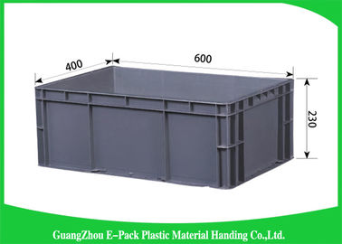 Euro boîtes de rangement en plastique de 45 litres, poubelles de stockage industrielles pp légers