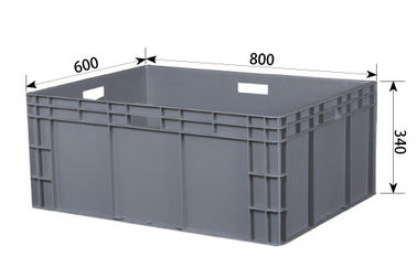 WarehouseEuro standard empilant des conteneurs déplaçant le stockage Grey Light Weight
