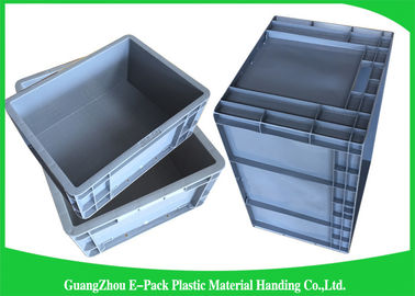 WarehouseEuro standard empilant des conteneurs déplaçant le stockage Grey Light Weight