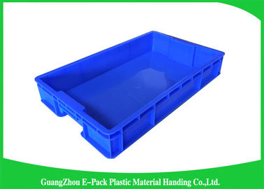 Grands récipients d'entreposage en plastique réutilisables, poubelles de stockage en plastique empilables standard