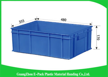Poubelles de stockage de empilement solides en plastique supérieures, grandes boîtes de rangement en plastique d'agriculture