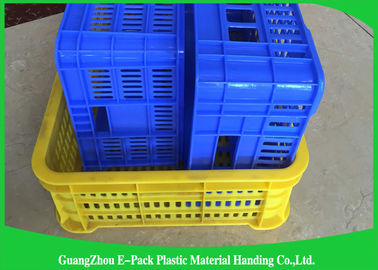 Empilement facile d'épiceries de catégorie de Mesh Plastic Food Crates Food de santé