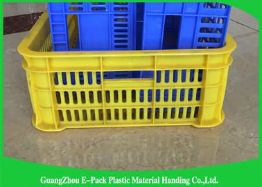 Empilement facile d'épiceries de catégorie de Mesh Plastic Food Crates Food de santé