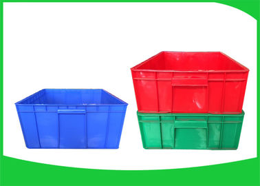 Conteneurs empilables en plastique économiques déplaçant le stockage pour le transport et la logistique