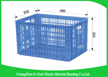 Empilement facile d'épiceries de catégorie de Mesh Plastic Food Crates Food de santé