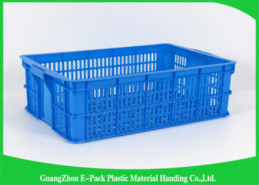 Protection de l'environnement de stockage de Mesh Plastic Food Crates Moving pour des supermarchés