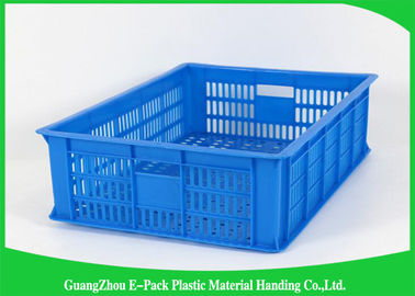 Protection de l'environnement de stockage de Mesh Plastic Food Crates Moving pour des supermarchés