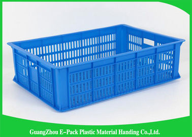 Protection de l'environnement de stockage de Mesh Plastic Food Crates Moving pour des supermarchés