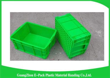 Boîtes de empilement en plastique durables, protection de l'environnement de empilement en plastique de poubelles de stockage