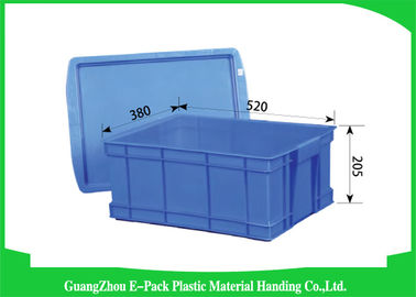 Boîtes de empilement en plastique durables, protection de l'environnement de empilement en plastique de poubelles de stockage