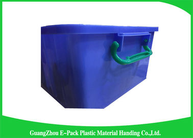 Récipients en plastique empilables de la Vierge pp de logistique, poubelles de stockage industrielles standard