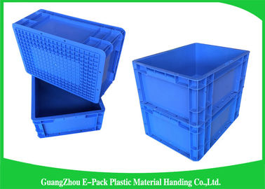 Conteneurs empilables en plastique de grande capacité entreposant le bleu de transport