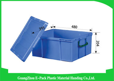 Récipients en plastique empilables de la Vierge pp de logistique, poubelles de stockage industrielles standard