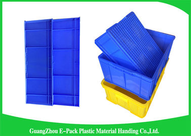 Récipients d'entreposage en plastique empilables d'agriculture, euro boîtes de empilement durables 610 * 420 * 150mm