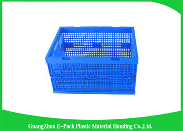 Catégorie comestible pliant la protection de l'environnement 600*400*320mm de caisses en plastique