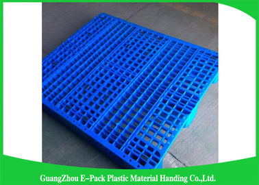 Euro HDPE en plastique fait face simple de Vierge de palettes aéré pour l'entrepôt