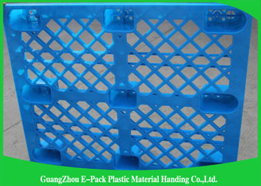 Palettes en plastique faites face simples d'exportation, 3 palettes en plastique industrielles de dérapages pour l'industrie alimentaire