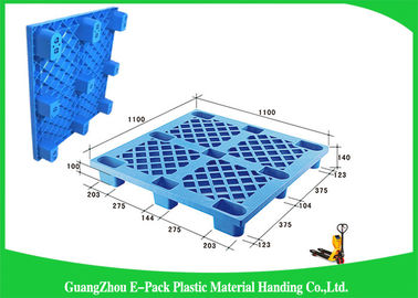 Palettes en plastique empilables de HDPE industriel antidérapage avec la plate-forme solide durable