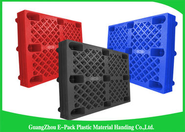 Palettes en plastique de Rackable d'entrepôt empilable, 40 x 48 palettes en plastique de faible puissance