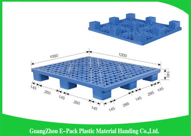 Palettes en plastique de Rackable d'entrepôt empilable, 40 x 48 palettes en plastique de faible puissance