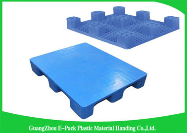 Visage simple de palettes en plastique empilables légères neuf pieds de matériel réutilisé par 100%