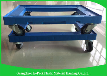 Chariot mobile résistant se pliant, Dolly Cart de plastique antistatique 61q2 * 412 * 145mm