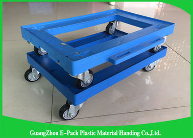 Chariot mobile résistant se pliant, Dolly Cart de plastique antistatique 61q2 * 412 * 145mm