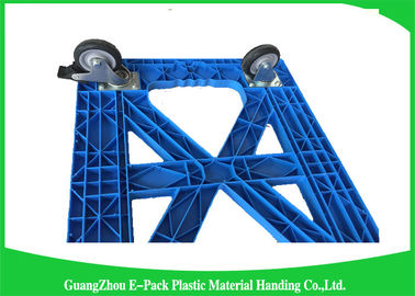 Durée de vie mobile en plastique empilable de Dolly Platform Cart Transport Long