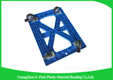 Durée de vie mobile en plastique empilable de Dolly Platform Cart Transport Long
