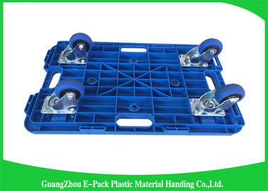 Chariot de chariot de la roue 150KG 4 pour la caisse en plastique, chariot mobile résistant recyclable