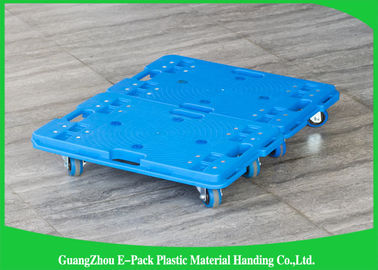 Chariot de chariot de la roue 150KG 4 pour la caisse en plastique, chariot mobile résistant recyclable