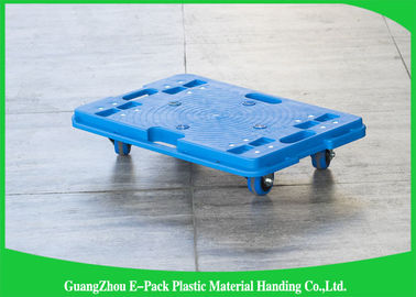 Chariot de chariot de la roue 150KG 4 pour la caisse en plastique, chariot mobile résistant recyclable