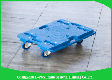 Chariot de chariot de la roue 150KG 4 pour la caisse en plastique, chariot mobile résistant recyclable