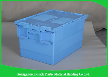 Poubelles de stockage en plastique d'entrepôt avec des couvercles, 600 * 400 * boîtes en plastique adaptées aux besoins du client par 315mm de stockage