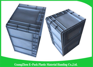 Couvercles de Mini Load Euro Containers With, matériaux de empilement en plastique standard des boîtes pp