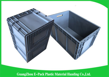 Couvercles de Mini Load Euro Containers With, matériaux de empilement en plastique standard des boîtes pp