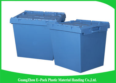 Nouveau pp stockage de poubelle en plastique des industries, grands récipients d'entreposage 60L en plastique 750 * 570 * 625mm