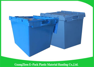 Nouveau pp stockage de poubelle en plastique des industries, grands récipients d'entreposage 60L en plastique 750 * 570 * 625mm
