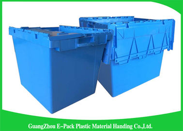 Nouveau pp stockage de poubelle en plastique des industries, grands récipients d'entreposage 60L en plastique 750 * 570 * 625mm