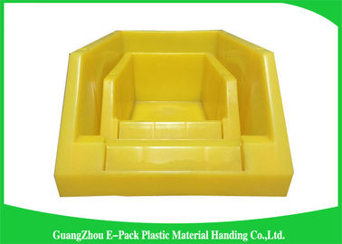 Poubelles de stockage industrielles empilables légères, boîtes de rangement empilables de protection de produit