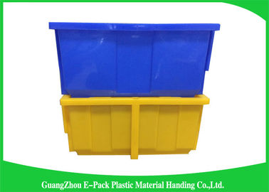 Poubelles de stockage industrielles empilables légères, boîtes de rangement empilables de protection de produit