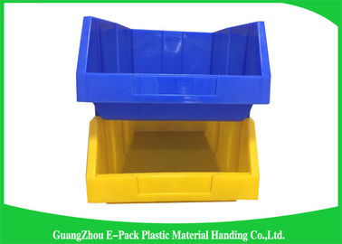 Récipients d'entreposage en plastique industriels adaptés aux besoins du client, poubelles de stockage empilables de taille standard
