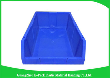 Récipients d'entreposage en plastique industriels adaptés aux besoins du client, poubelles de stockage empilables de taille standard